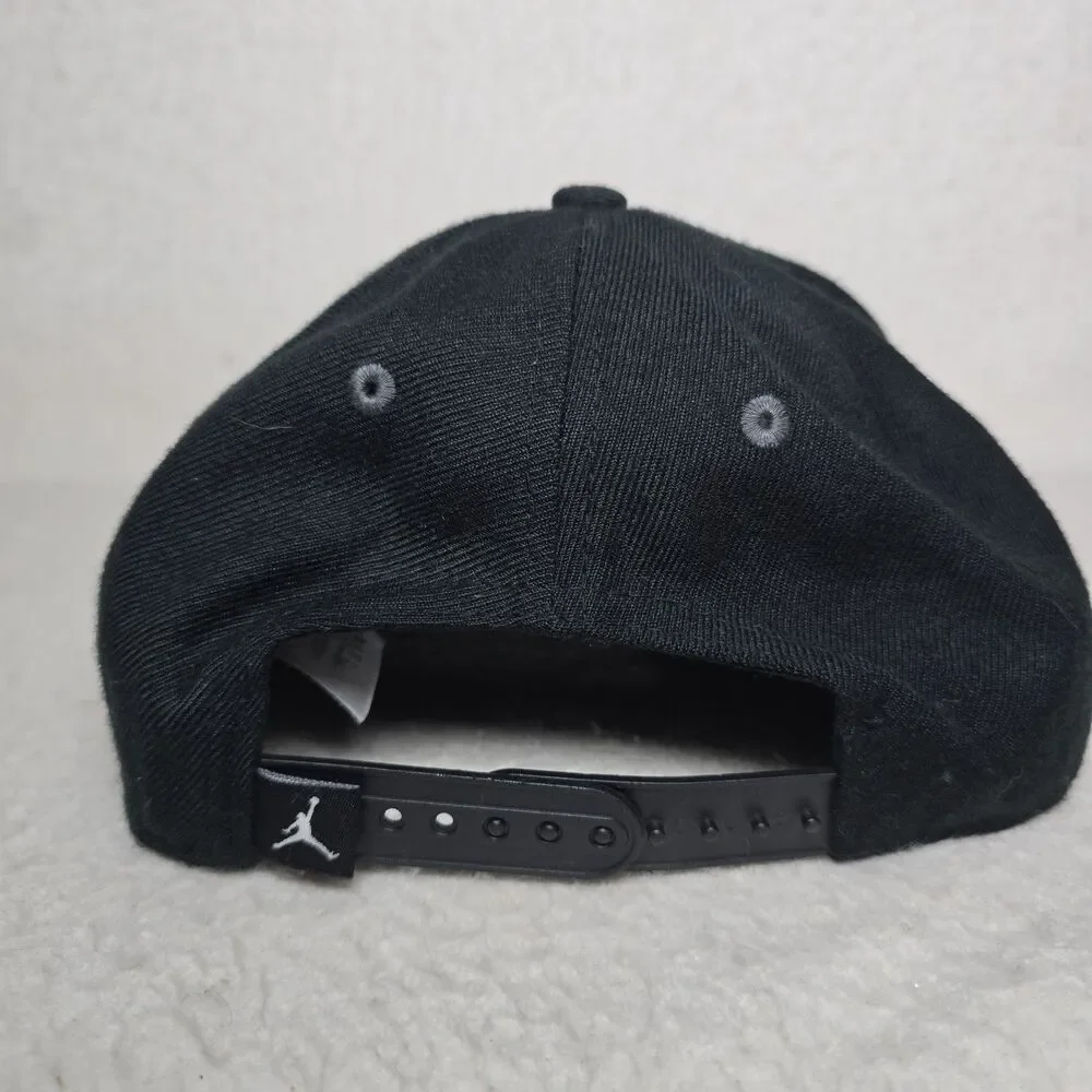Air Jordan Jumpman Snapback Hat Black One Size Adjustable Embroidered Youth